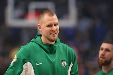 Boston Celtics center Kristaps Porzingis