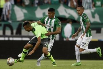 Nacional gana pero sufre ante un complicado Deportivo Cali