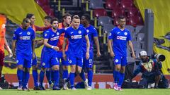 during the game America vs Cruz Azul, corresponding to the 15th round match of the Torneo Guard1anes Clausura 2021 of the Liga BBVA MX, at Azteca Stadium, on April 17, 2021.   &lt;br&gt;&lt;br&gt;   durante el partido America vs Cruz Azul, correspondiente a la Jornada 15 del Torneo Clausura Guard1anes 2021 de la Liga BBVA MX, en el Estadio Azteca, el 15 de Abril de 2021.