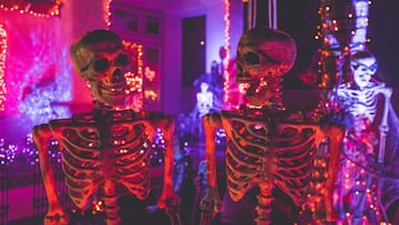 En las fiestas de Halloween no falta la decoración terrorífica