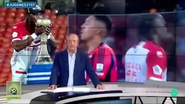 Así fue el espacio que le dio Pedrerol en su programa a la Liga Colombiana.