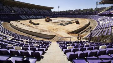 14/06/19 OBRAS REFORMA JOSE ZORRILLA ESTADIO DEL REAL VALLADOLID 