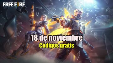 Códigos Free Fire de hoy 18 de noviembre de 2021; todas las recompensas gratis