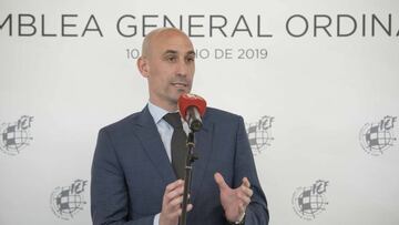 Luis Rubiales, presidente de la Federación Española de Fútbol