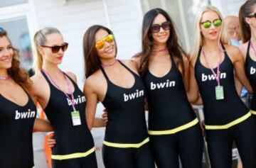 Paddock Girl en el GP de la República Checa.