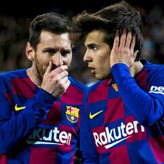 Riqui Puig: “No tengo contacto con Messi”