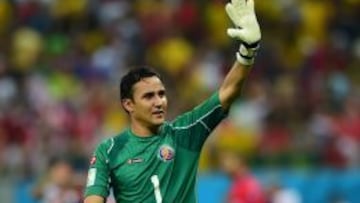 El guardameta de la selección de Costa Rica, Keylor Navas.