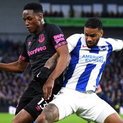Seis puntos para Yerry Mina en su primera temporada con Everton
