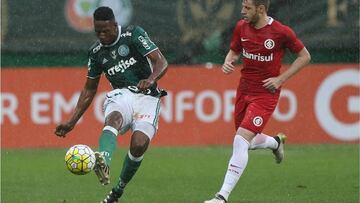 Yerry Mina: líder con Palmeiras, se enfoca en Chile y Argentina