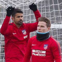Griezmann-Gameiro, ataque sin Costa; Olabe entra en la lista