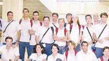 <b>SALTADORAS. </b>Ruth Beitia, Carlota Castrejana y Marta Mendía.