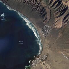 Las mejores playas de España para aprender a surfear, a vista de Google Earth