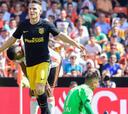 Atlético le gana al Valencia pese al buen trabajo de Alves