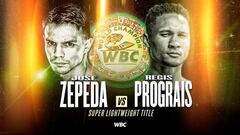 Cartel del enfrentamiento entre Zepeda y Prograis.