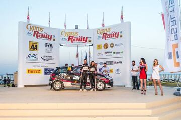 FALCON RODRIGUEZ Emma Maria (ESP), GONZALEZ DELGADO Eduardo (ESP), EMMA MARIA FALCON RODRIGUEZ, CITROEN DS3 R3T, portrait during the 2018 European Rally Championship ERC Cyprus Rally, from june 15 to 17 at Larnaca, Cyprus - Photo Thomas Fenetre / DPPI