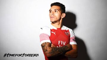 Oficialización del fichaje de Lucas Torreira con el Arsenal.