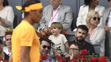 Gerard Piqué acudió al pasado Mutua Madrid Open, donde vio a Nadal y sondeó a los tenistas sobre su proyecto de Copa Davis.