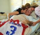 El abuelo de Filipe “¿Ir al hospital? No sin ver al Atleti”