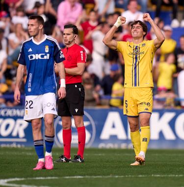 El centrocampista alfarero conectó un disparo perfecto desde la frontal para darle la victoria al Alcorcón. Además, evitó que el Oviedo consiguiera hacer su juego.