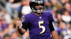 Joe Flacco, contento con los Ravens,