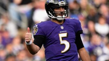 Joe Flacco, contento con los Ravens,