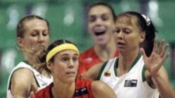 <b>LA MEJOR.</b> Amaya Valdemoro volvió a ser la máxima anotadora del conjunto español con 39 puntos.