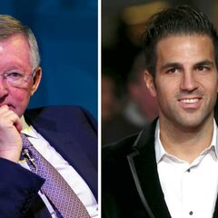 Cesc confiesa que en 2004 tiró a Ferguson un trozo de pizza