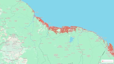 Artificial intelligence predicts which South American cities will disappear by 2100