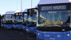 Flota de autobuses de la EMT.