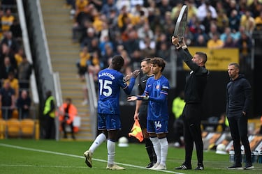 Joao Félix hizo su presentación en la temporada después de ingresar en lugar de Nicolas Jackson.