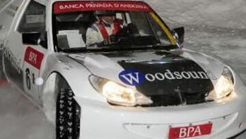 <b>SOBRE HIELO. </b>El Peugeot Evo es el coche que pilotará el mallorquín.