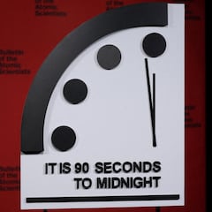 What is the Doomsday Clock, which now sits at 90 seconds to midnight?