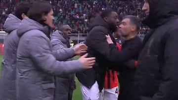 Ya da la vuelta al mundo: la vergonzoza pelea del entrenador del Milan con su jugador
