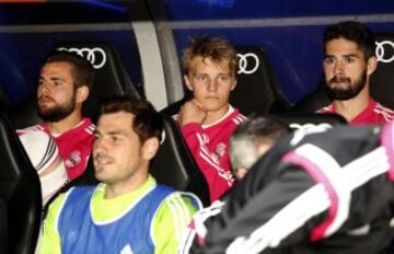 Nacho Fernández, Odegaard e Isco.
