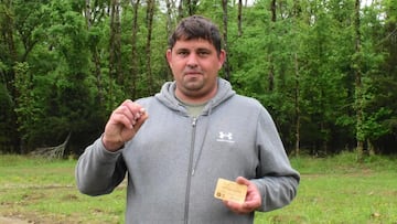 David DeCook con el diamante.