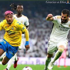 The controversial message from Mexican Julián Araujo after Nacho’s Girona tackle: “Thank God”