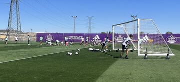 Pacheta entrenamiento Real Valladolid