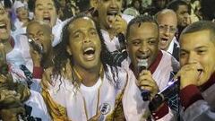 Ronaldinho se deja la piel... en el Carnaval