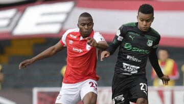 Santa Fe vs Deportivo Cali, fecha 5 de los cuadrangulares de la Liga Águila II-2019.