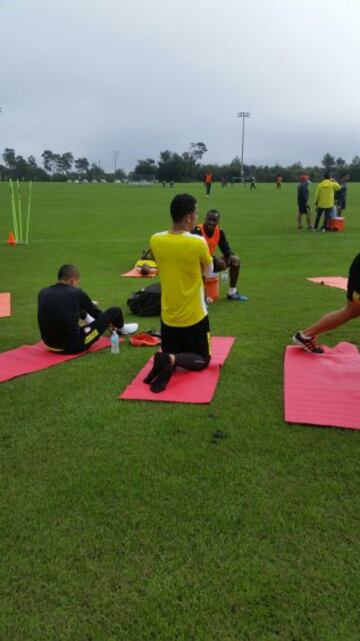 El equipo cardenal entrena y comparte con sus hinchas en el Wide World of Sports Complex de la ciudad de Deltona, Florida. 