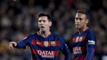 SE ACABA EL TIEMPO. Messi y Neymar, en un partido de este curso.