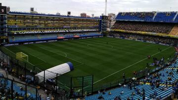 Así luce La Bombonera a horas de la gran final de Boca-River