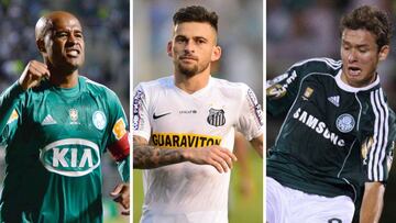 Final Copa Libertadores: futbolistas que han jugado en Palmeiras y Santos