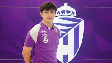 Fran Ortuño, jugador de Real Valladolid Promesas.