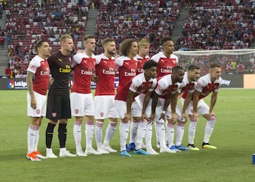 Once inicial del Arsenal.