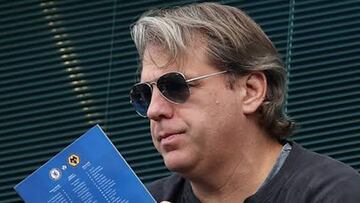 Todd Boehly, durante un partido del Chelsea.