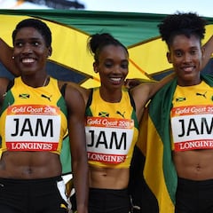 Jamaica sólo gana un oro de los cuatro posibles en relevos