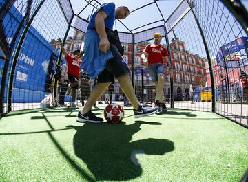 Ambiente de Champions en las calles de Madrid