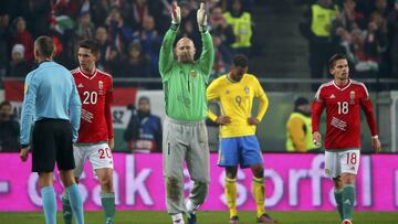 Suecia se impone a Hungría en la despedida de Gábor Király