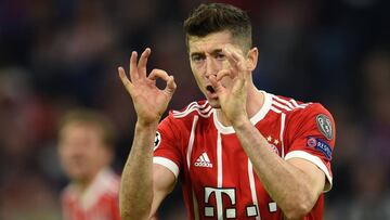 Robert Lewandowski, en una cita ante el Sevilla.